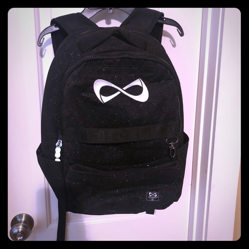 Nfinity black sparkle backpack (the weekender)